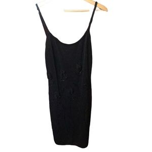 NWT Brilliante by J.A. Vintage Stretch Little Black Dress Size Small